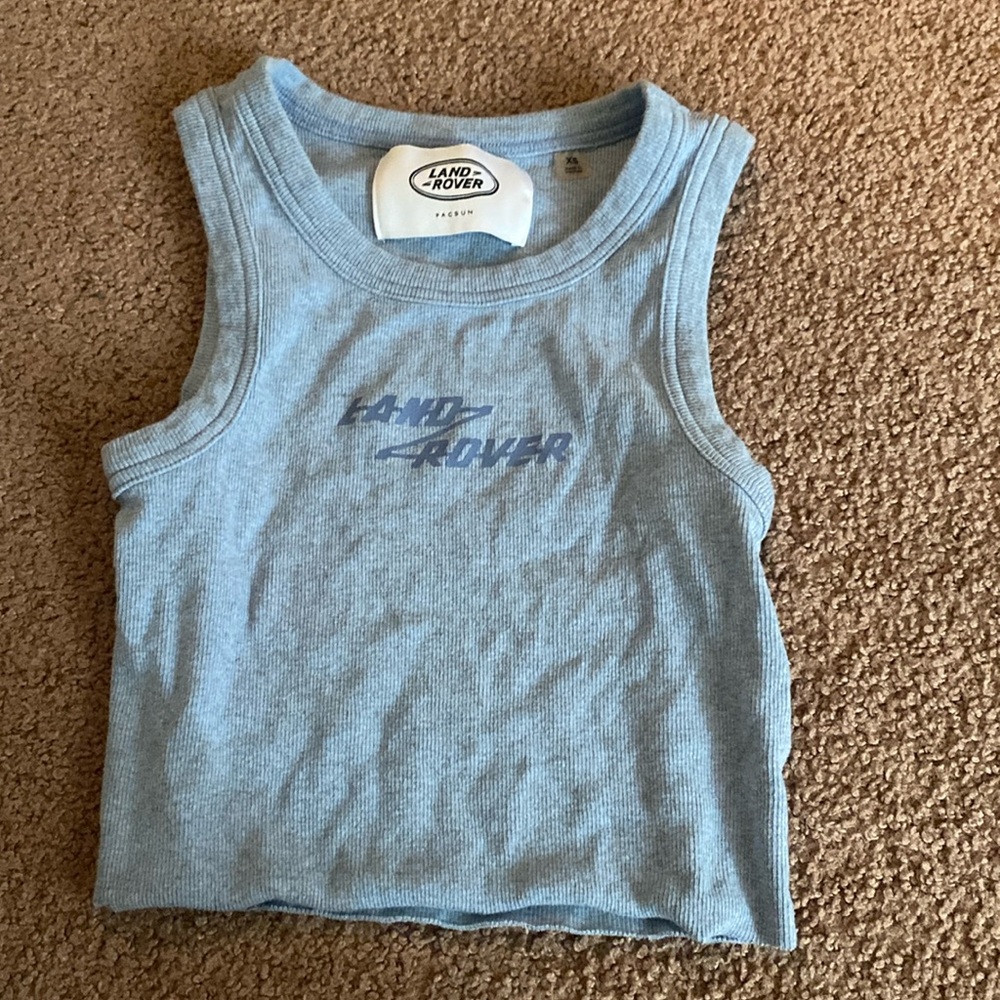 Pacsun Land Rover cropped tank top.